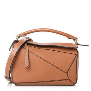 Loewe Small Puzzle Bag Caramel Grained Calfskin New Rare